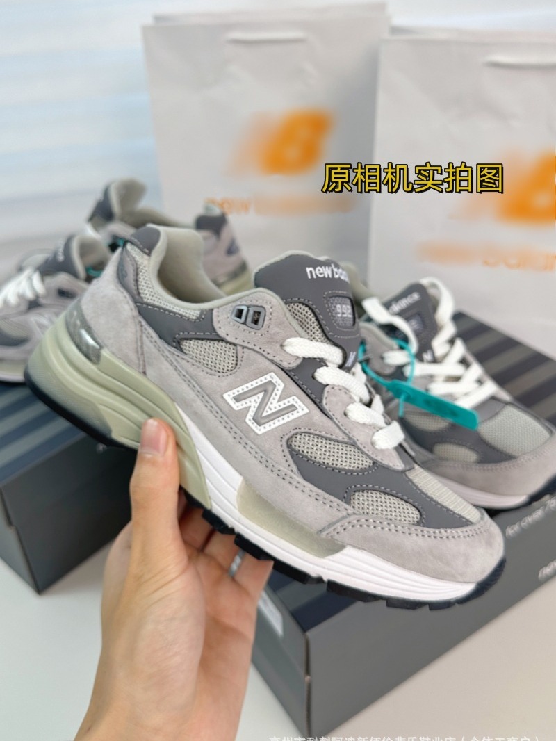 putian pure original beauty nb992 ganso gray retro men‘s and women‘s high version 993 sports leisure jogging dad shoes