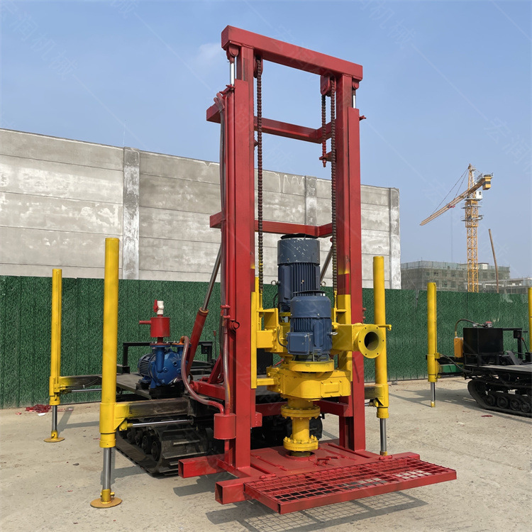 大口径桥梁桩房屋基础打桩机 地源热泵钻机 履带式6寸反循环钻机