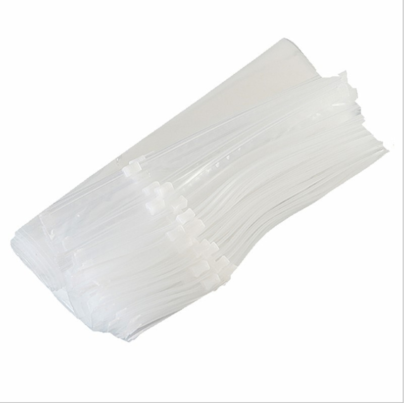 Transparent Frosted Clothing Zipper Bag Underwear Panty Socks Clothes Packaging Bag PE Plastic PVC Ziplock Bag Wholesale