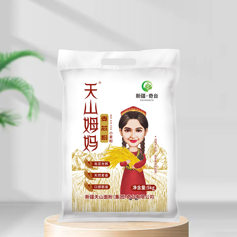 天山姆妈麦芯粉5kg小麦粉现货批发-阿里巴巴