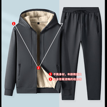 罗蒙品牌爸爸装春秋运动套装男士新款外套中老年人春季休闲运动服