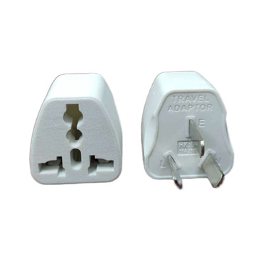 国标三角转换插头新西兰澳大利亚电源转换器三脚转2扁脚手机充电