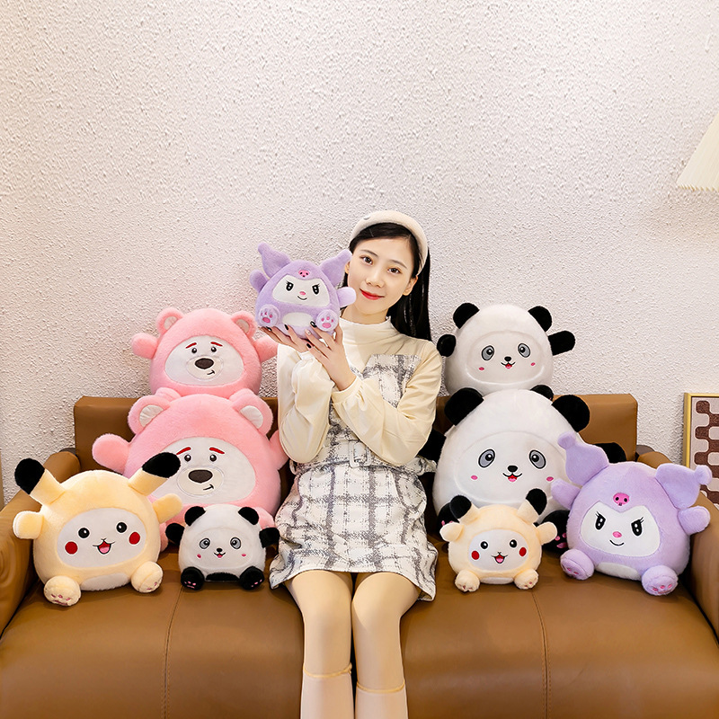 New Variety of Internet Hot Cute Rice Balls Series Home Display Bed Pillow Soothing Sleep Gifts Wholesale