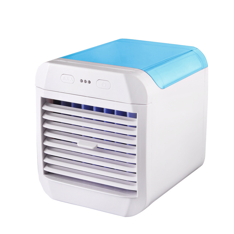 New Mini Air Cooler Household Desk Refrigeration Small Air Conditioner Mobile Humidification Water Cooling Fan Desktop Electric Fan