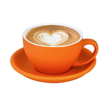 4TXN批发欧式简约奢华咖啡杯卡布奇诺拿铁陶瓷拉花专业咖啡杯碟套
