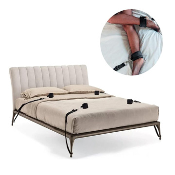 sm成人情趣用品女用床上捆绑束缚夫妻另类性玩具睡床绑带外贸新款