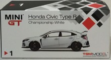 MINI GT 1:64 1/64 本田 Honda Civic TypeR 金属合金汽车模型