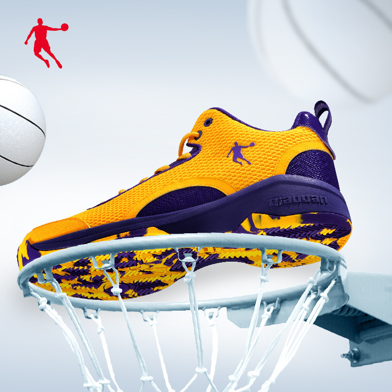 乔丹网面透气篮球鞋男鞋运动鞋夏季新款男士低帮耐磨防滑球鞋成年