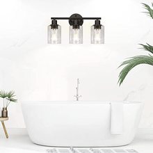 亚马逊专供浴室灯美规镜前灯镜子灯透明玻璃多头壁灯洗手盆灯具