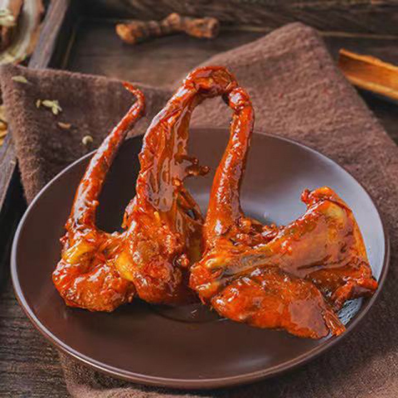 甜辣鸭锁骨200g休闲零食品网红小吃肉食开袋即食真空小盒装