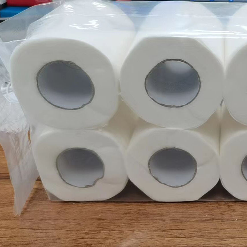 Foreign Trade Export English Toilet Paper Rolls Water-Soluble Toilet Paper Soft and Sanitary Three-Layer Bathroom Toilet Paper Roll