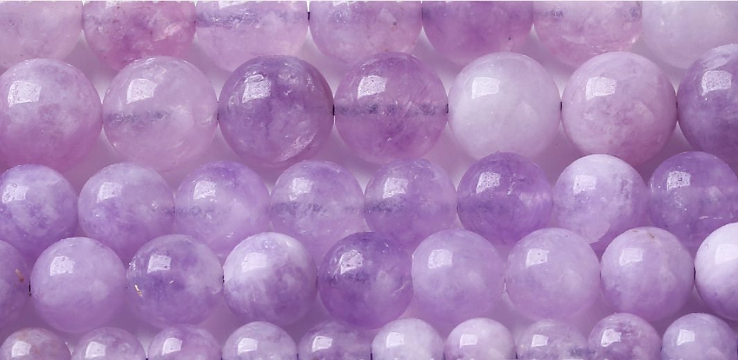 Lavender Amethyst Scattered Beads