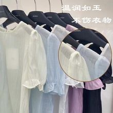 爆烤黑白色烤漆衣架服装店衣撑女装店防滑无痕实木裤架韩