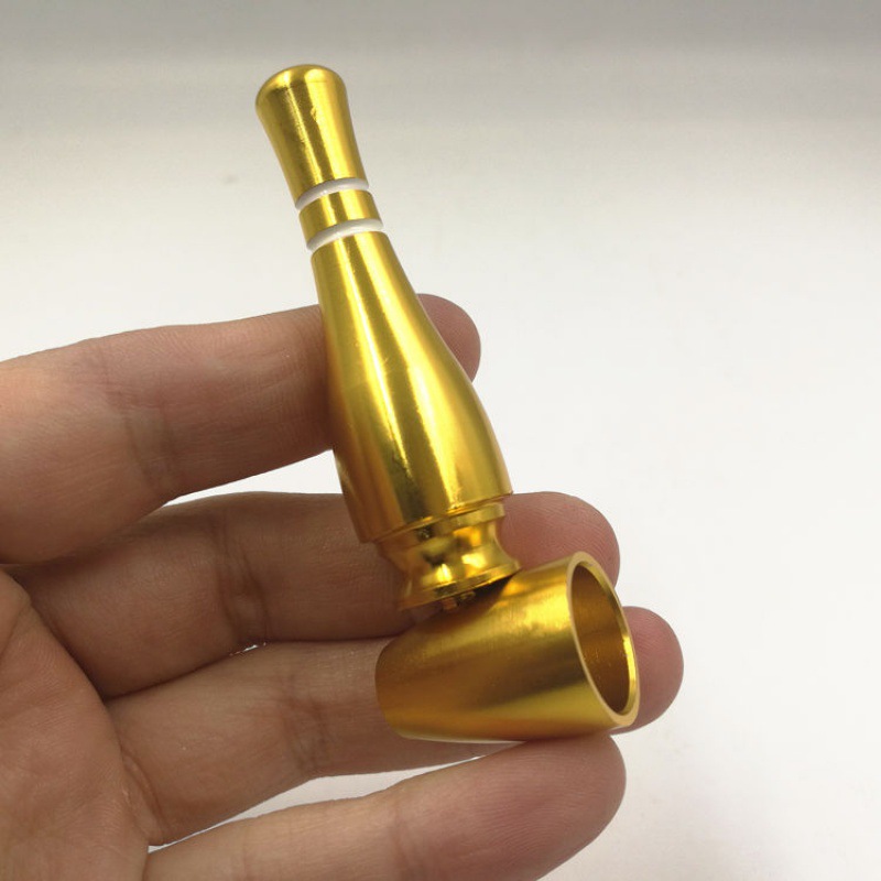 包邮迷你金属可拆卸抽烟斗 烟杆个性男人女人烟具礼品送滤网