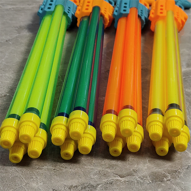 新款大号四管猎枪儿童户外戏水水枪泼水节玩具枪抽拉式漂流水枪