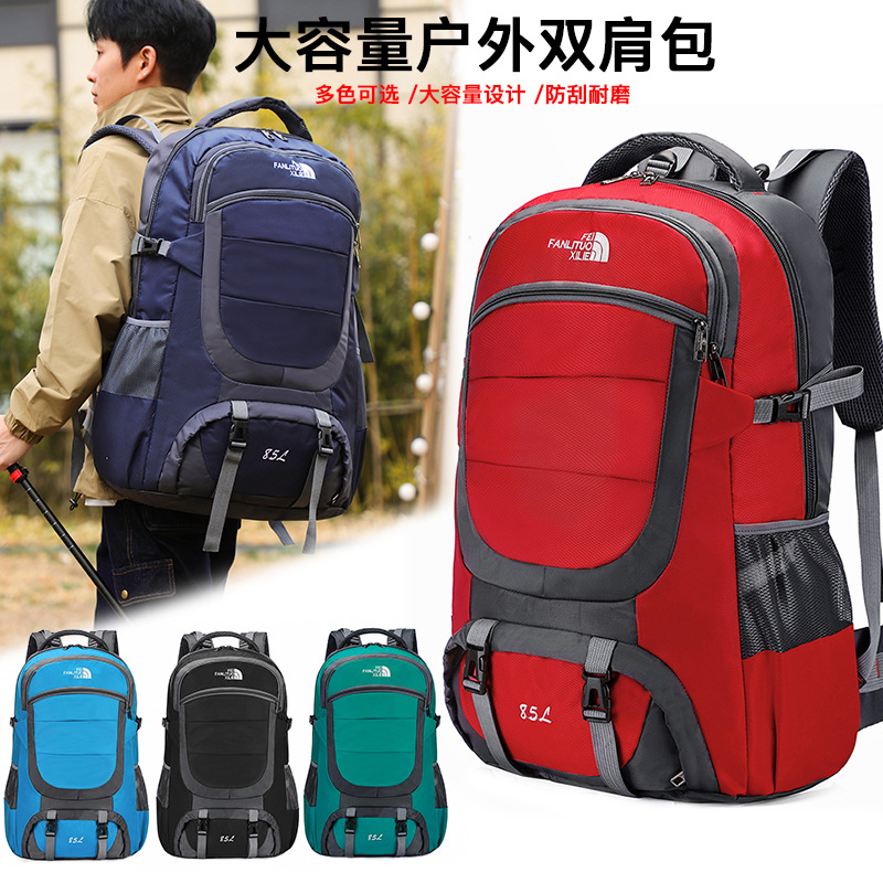 背包男士双肩包旅行男款登山书包旅游大容量超大出差行李包大背包