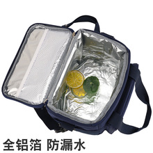 韩式时尚饭盒手提袋上班族饭袋便当包保温饭桶袋子防水加士通贸易