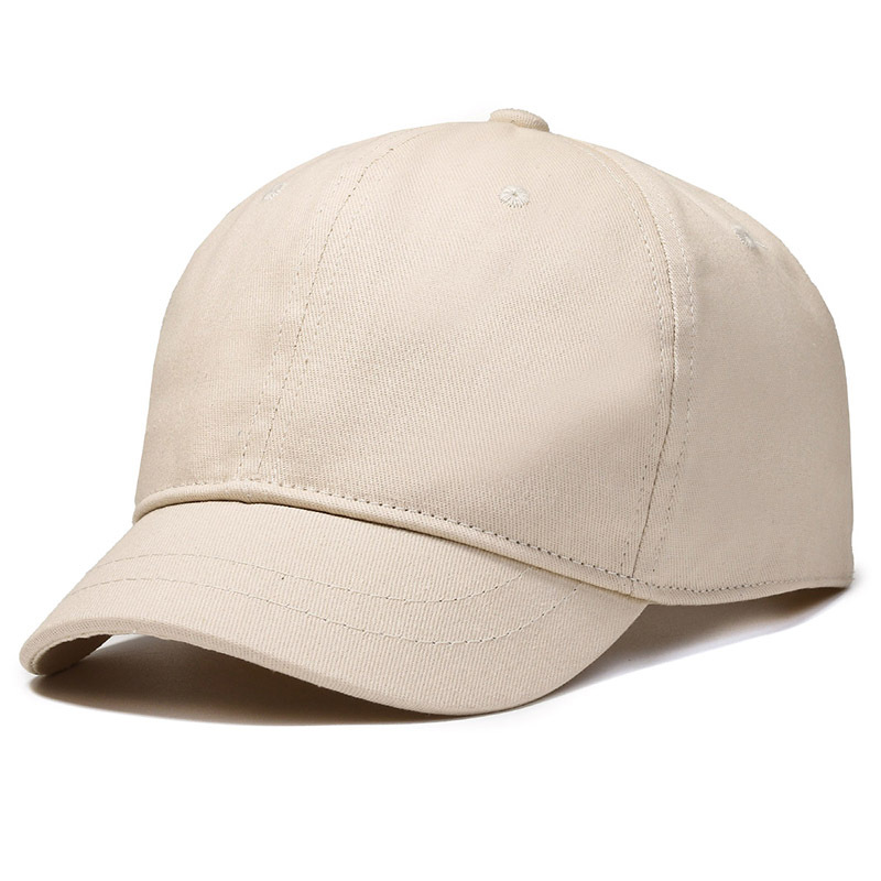 [Big Head Circumference plus-Sized Deepening] Hat Men's Tall Crown Baseball Cap Tide Brand Face-Looking Small Peaked Cap Men