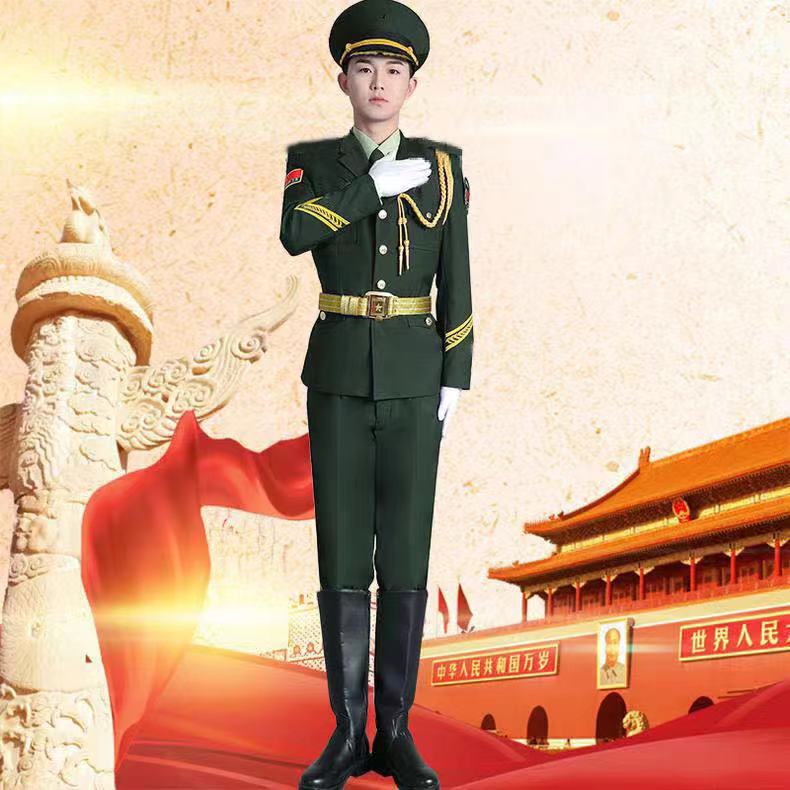 新款仪仗队礼宾服班升旗手服装护卫队护旗手升旗仪式服装