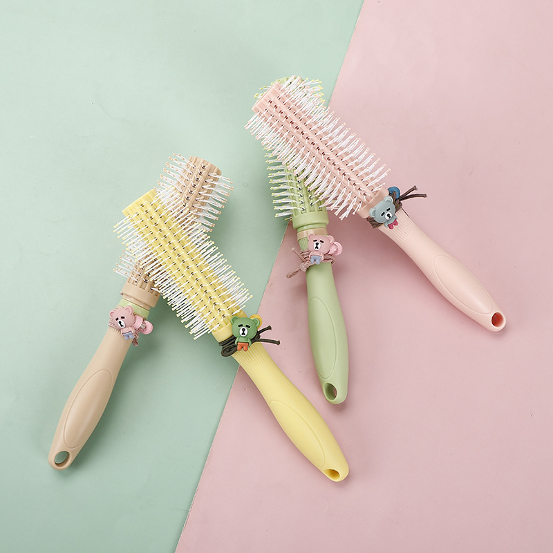 New Products in Stock Cute Hairdressing Comb Anti-Static Big Tooth Straight Comb Plastic Air Cushion Comb Cartoon Massage Comb Wholesale