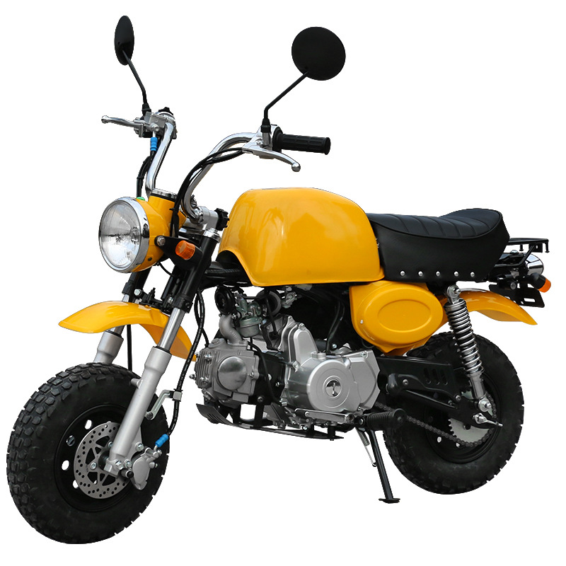 迷你110/125cc复古猴子摩托车小型越野燃油摩托车休闲车场地用车