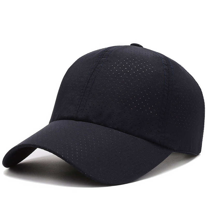 Outdoor Summer Hat Men's Breathable Quick-Drying Mesh Fitted Cap Casual Baseball Cap Autumn Women's Sun-Proof Peaked Cap