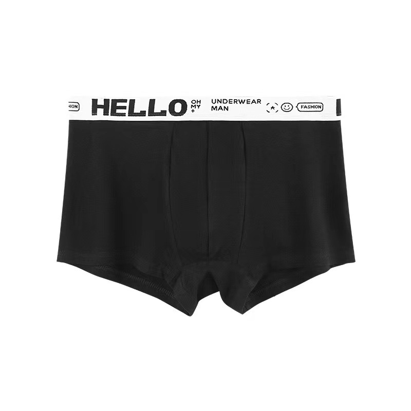 Hot Wholesale Men's Underwear Boxers Breathable Mid Waist plus Size Boys Underpants Men's Underwear Men's Boxer Briefs