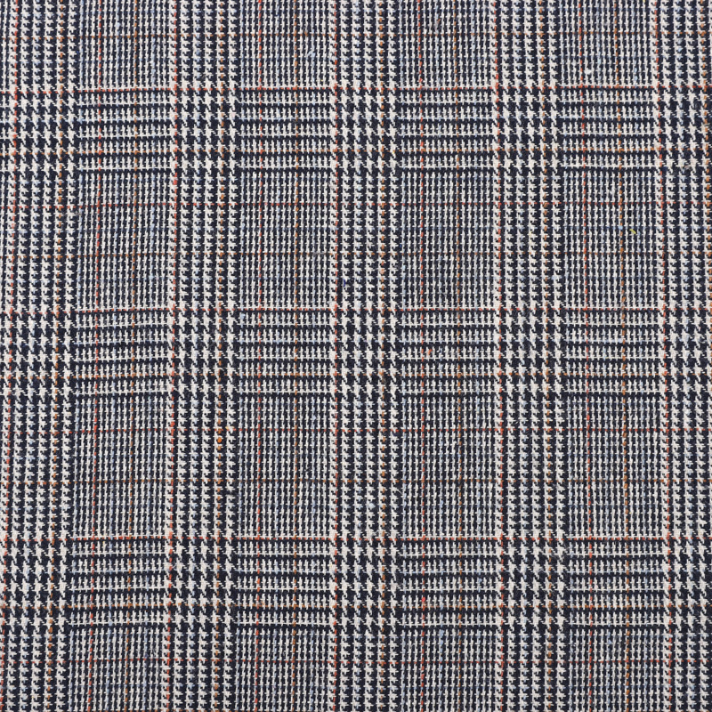 工厂直供色织格子布小西装套装连衣裙面料童装千鸟格夏季面料薄款