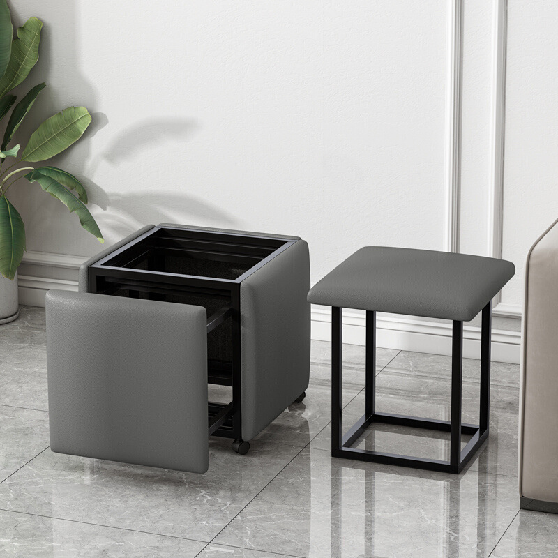 魔方组合凳子家用可叠放沙发小矮凳网红客厅茶几多功能收纳板凳