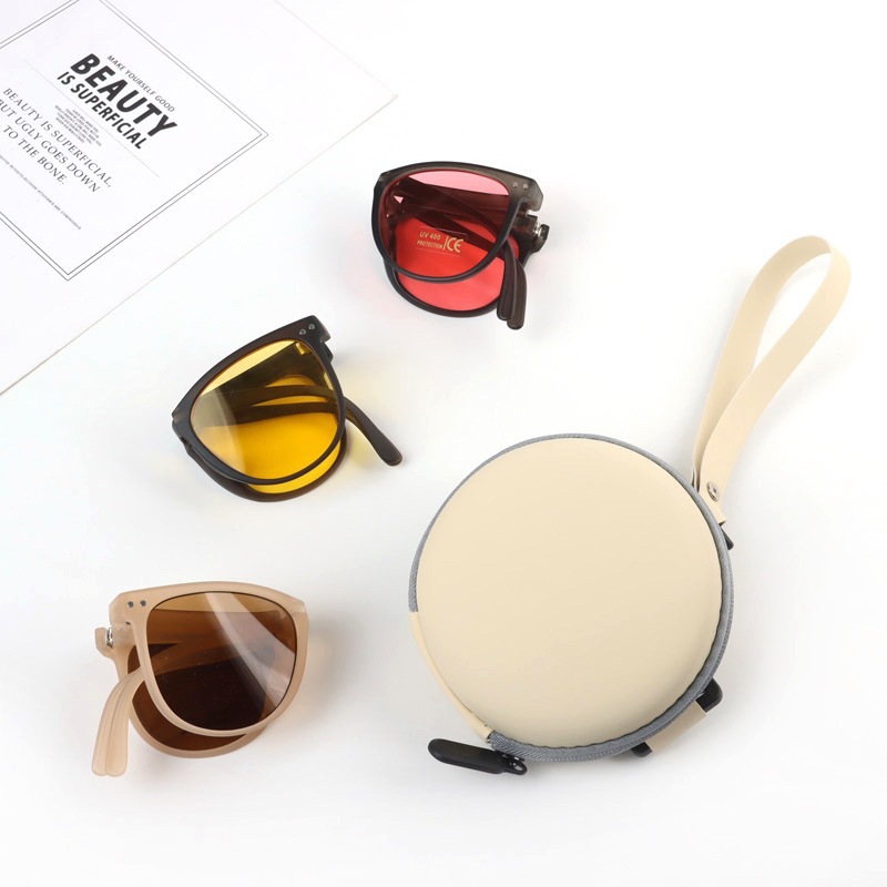 可折叠墨镜女款高级感防紫外线2025新款登山超轻防晒偏光太阳眼镜