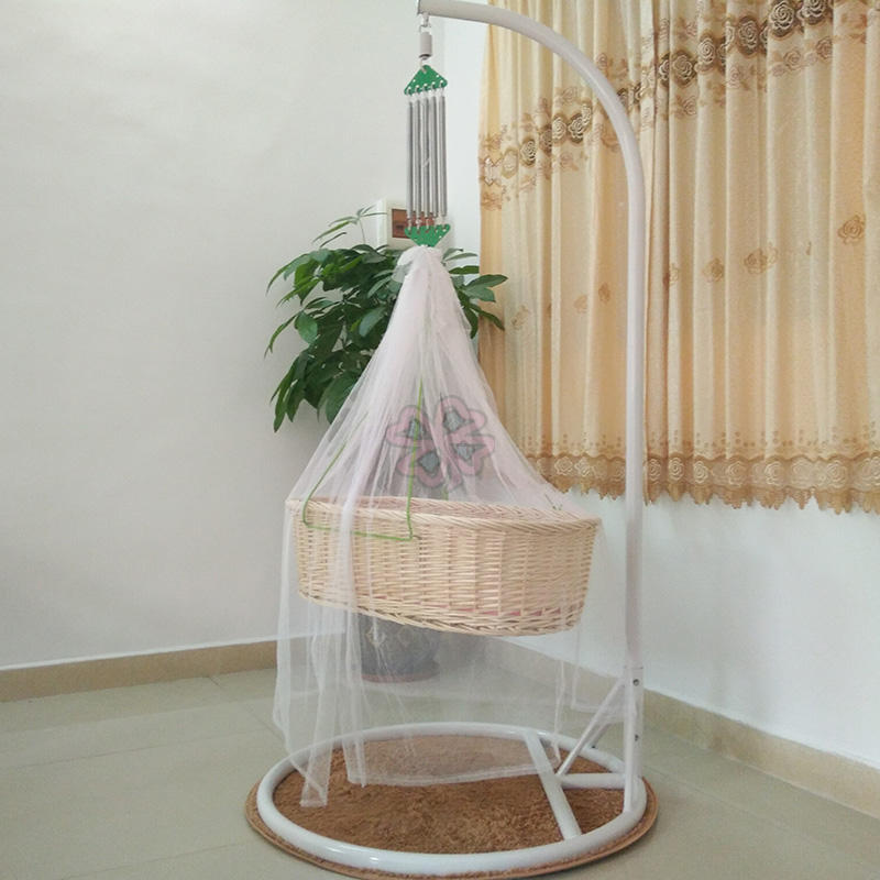 潮汕摇篮上下电动摇篮新生儿安抚床婴儿摇篮床宝宝吊床藤编摇窝