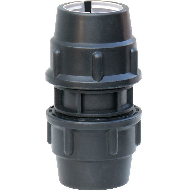 灌溉pe管锁扣快速直接滴灌管活扣直通喷灌水管配件直接4分6分2寸