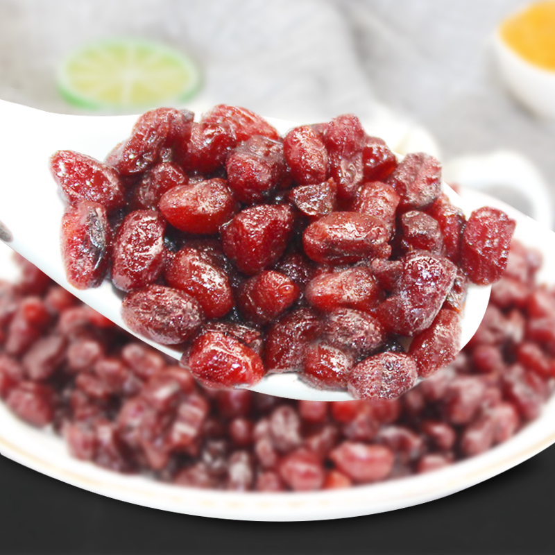 蜜豆红豆500g包邮即食熟红豆蜜蜜豆糖纳蜜红豆冰粥红豆奶茶店