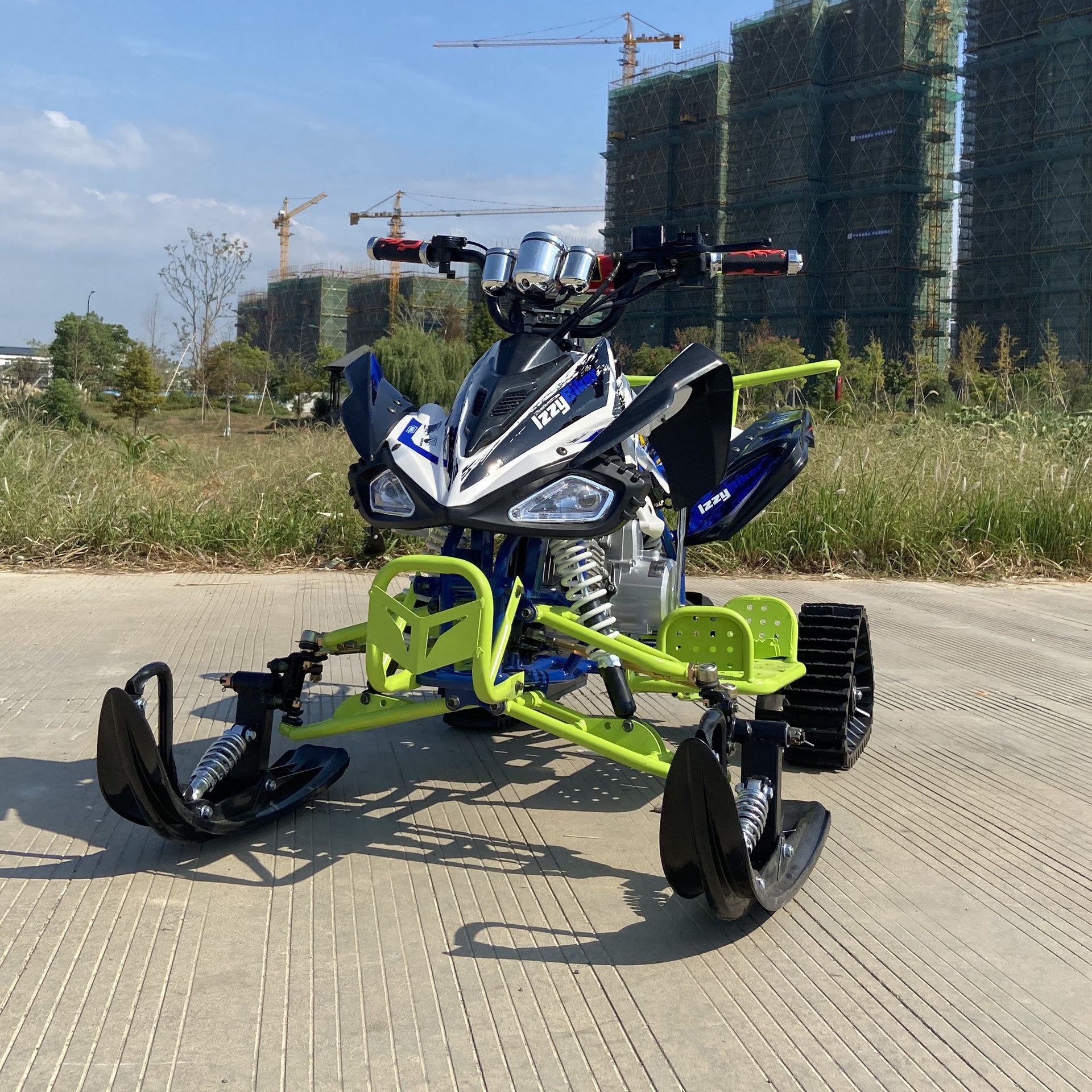 125cc雪地摩托车雪地履带摩托车雪橇车atv沙滩车全地形越野摩托车