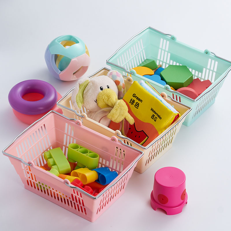 Japanese Toys Plastic Storage Box Desktop Hollow Mini Storage Basket Portable Bathroom Medicine Storage Basket