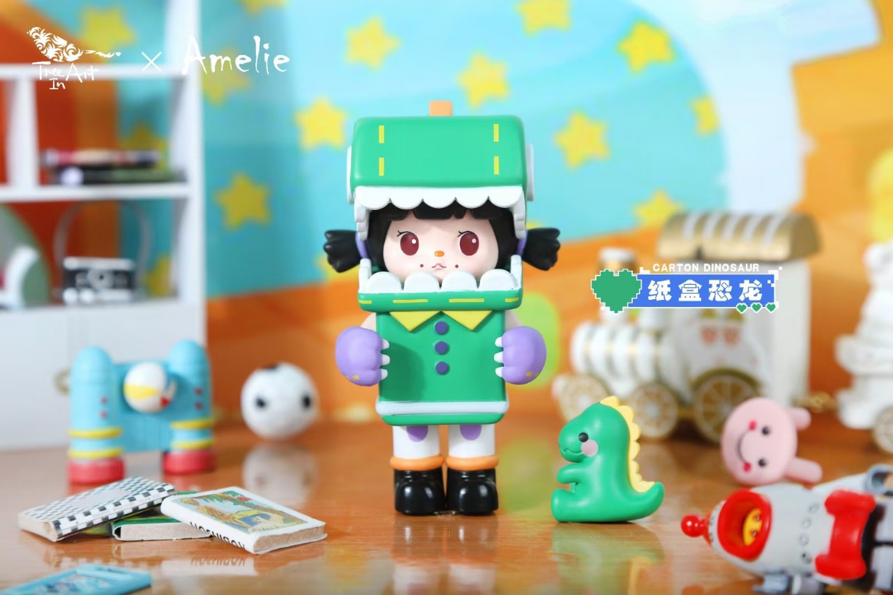 现货青壹坊盲盒amelie童心大玩家惊喜盒娃娃公主可爱碰碰车隐藏款