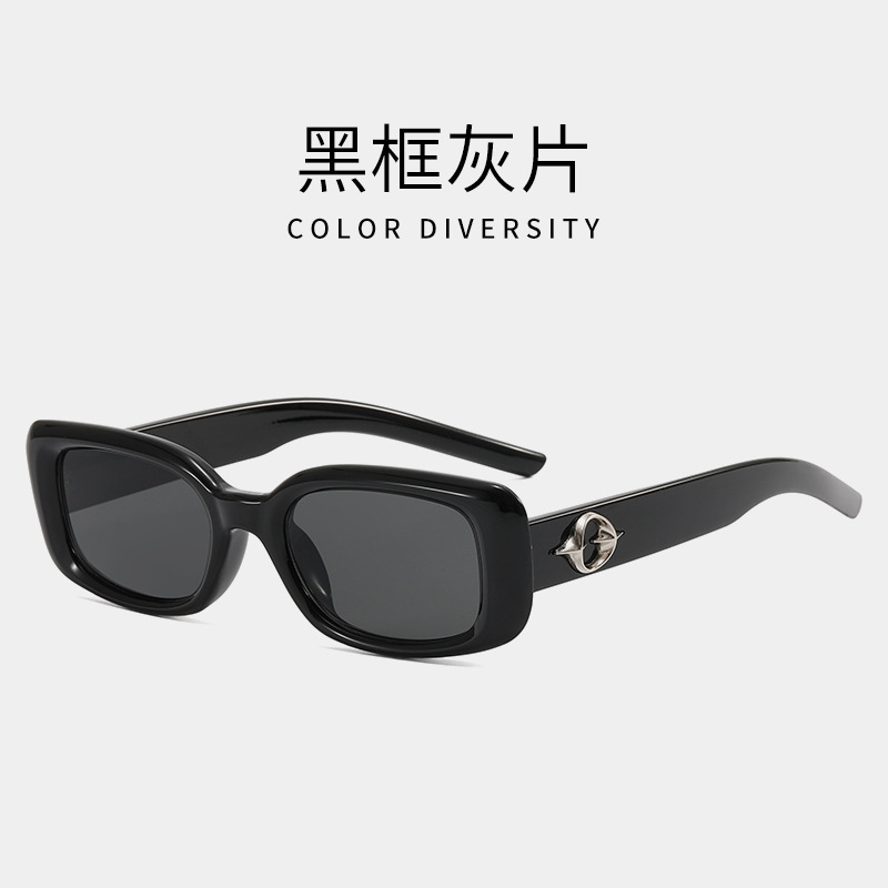 2023 New Gm Sunglasses Internet Hot Star with the Same Type Personal Korean Style Driving Big Rim round Face Black Sunglasses Trendy Men and Women