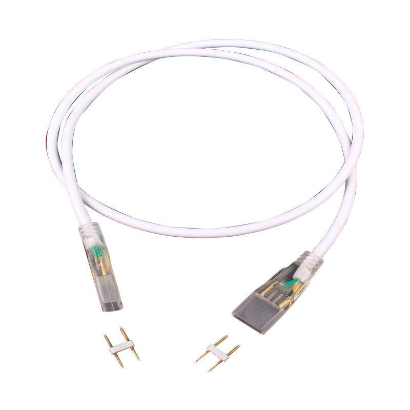 led驱动外壳220v灯带插头接头恒流器led灯带电源加线中间接对接头