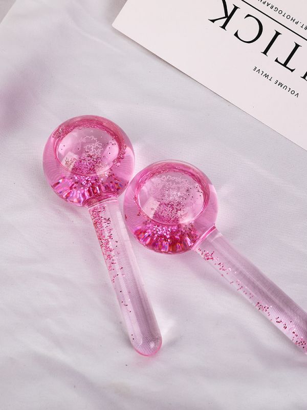 Ice Wave Beauty Ball Korean Style Smooth Skin Energy Massage Ball Mask Auxiliary Tool Eye-Soothing Beauty Glass Ball