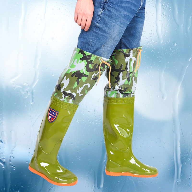 农田鞋下田插秧靴软底水田插秧高筒下水裤防滑靴水鞋水靴厂家直销