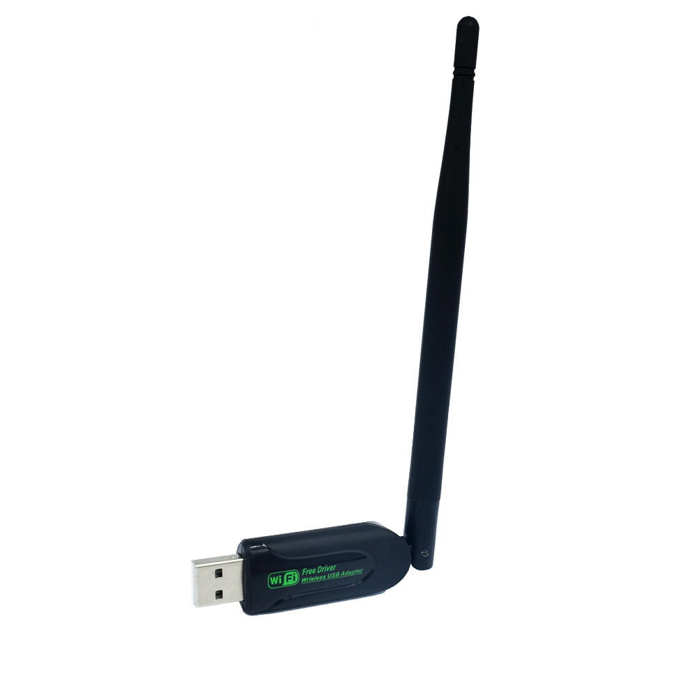 台式机/笔记本无线usb网卡wifi接收器 150m免驱动无线网卡带天线