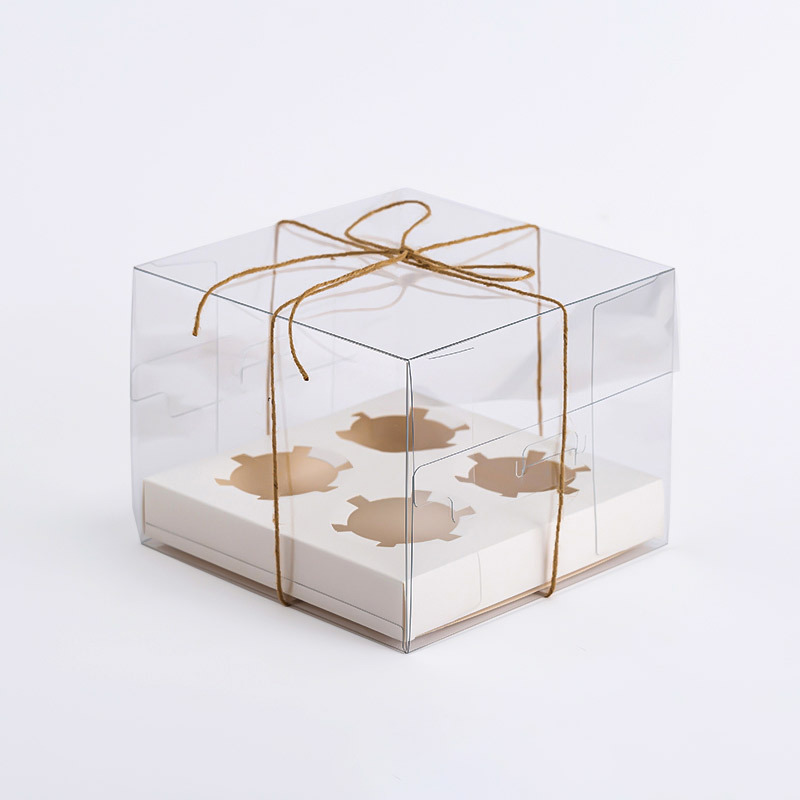 全透明纸杯蛋糕盒 杯子蛋糕盒 透明马芬盒cupcake 小蛋糕批发零售