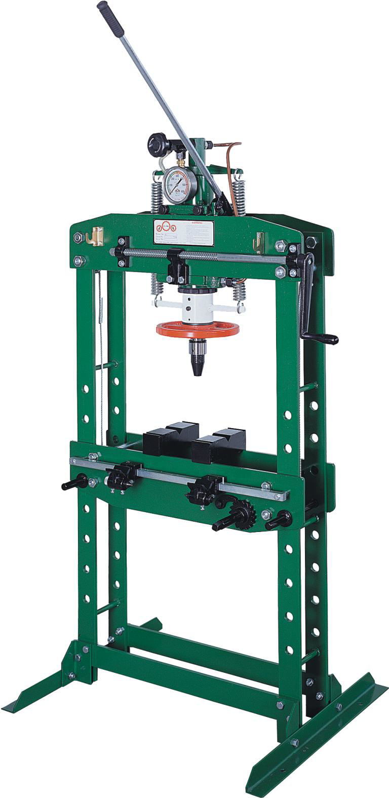 台湾久隆手动油jl手动冲压冲床15吨手动液压床jl-15a(有校正器)