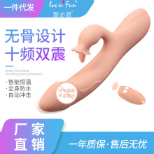 luvnfun充电加温伸缩仿真阳具假阴茎女用自慰器加热震动棒可代发