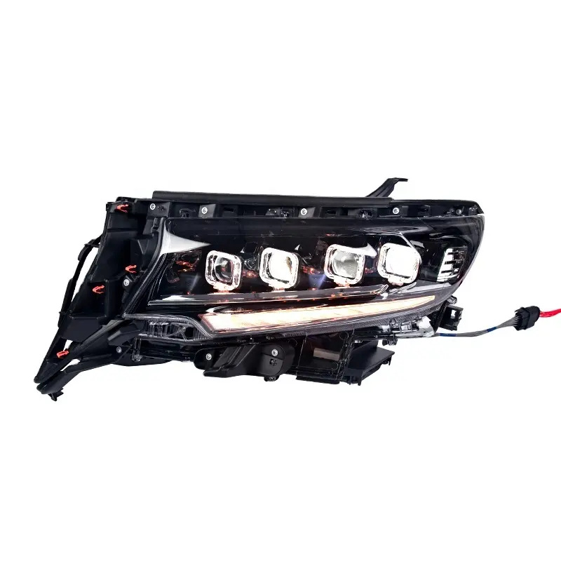 适用于18-23年款丰田普拉多霸道fj150大灯改装四眼大灯-阿里巴巴