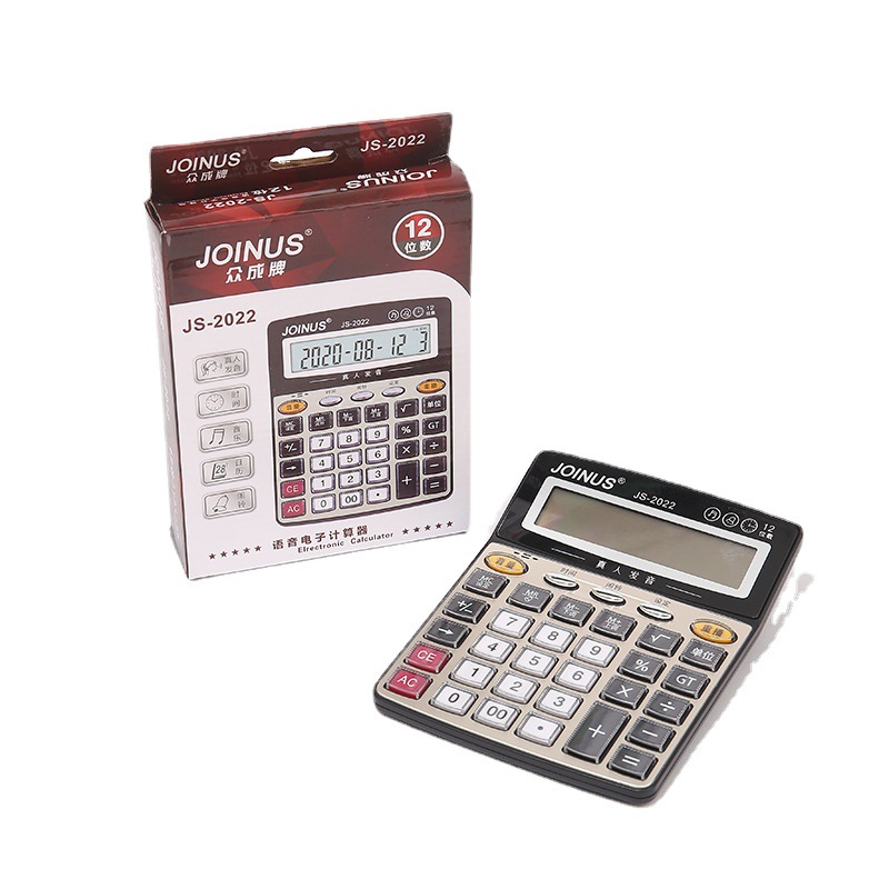 Wholesale Accounting Voice Fake Currency Detection Calculator Desktop Financial Office Real Person Pronunciation Computer Zhongcheng Js2022