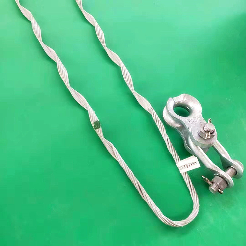 adss光缆耐张线夹 100米紧线预绞丝线夹 铝包钢丝耐张线夹-阿里巴巴