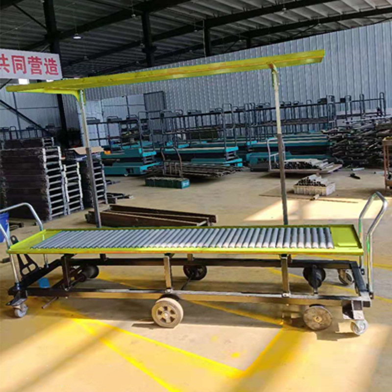 温室大棚轨道运输车 小型摇控电动平板车 单双层蓄电打叶车地平车