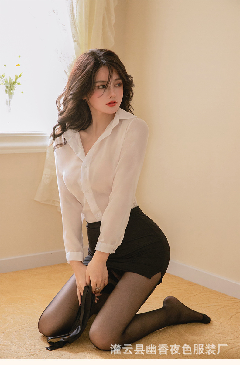 林林婷情趣内衣女 性感紧身包臀秘书ol制服诱惑教师套装夜店批发
