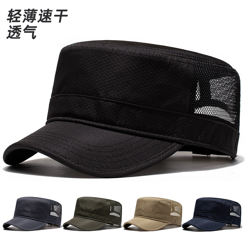 帽子男士遮阳平顶帽夏季休闲鸭舌帽夏天太阳男棒球帽-阿里巴巴